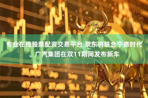 专业在线股票配资交易平台 京东将联合宁德时代、广汽集团在双11期间发布新车